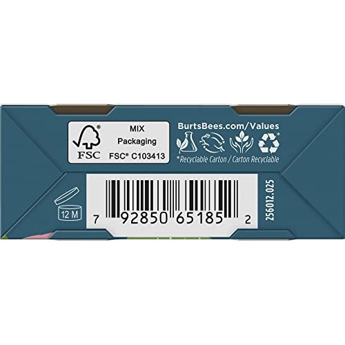 Easter Basket Stuffers, Burt's Bees Gift for Spring, 3 Moisturizing Lip Shimm...