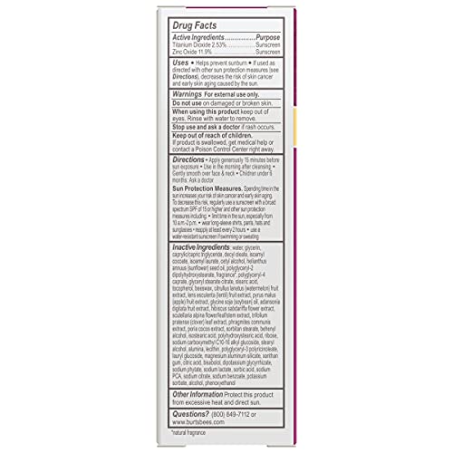 Face Lotion, Burt's Bees Retinol Alternative Facial Moisturizer, Anti-Aging S...