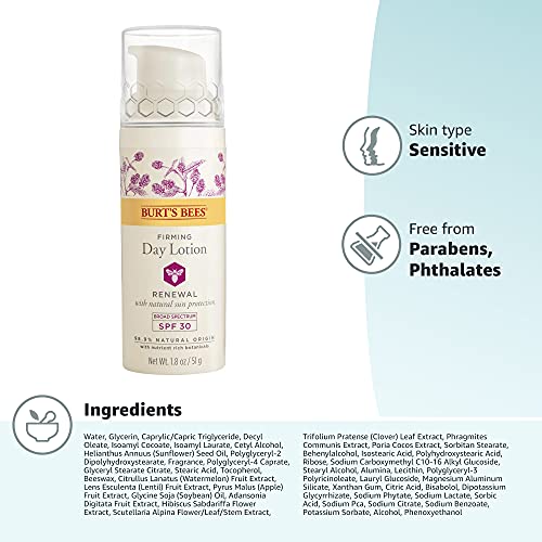 Face Lotion, Burt's Bees Retinol Alternative Facial Moisturizer, Anti-Aging S...