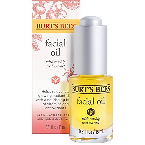 Face Oil, Burt's Bees Hydrating & Anti-Aging Facial Care, 0.51 Ounce (Packagi...