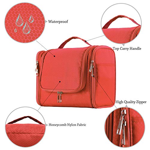Extra Large Capacity Hanging Toiletry Bag for Men & Women, Portable Waterproo...
