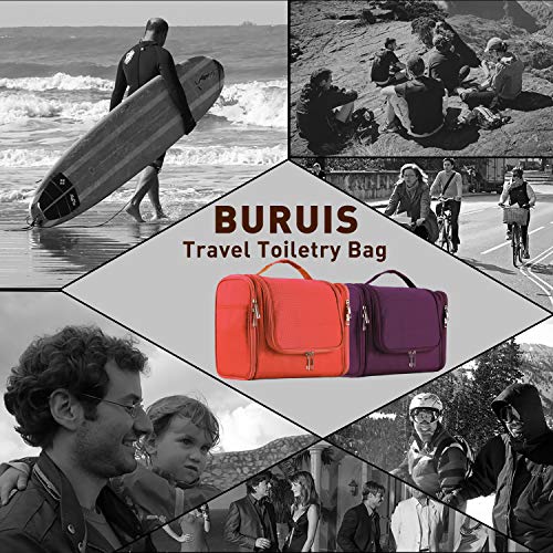 Extra Large Capacity Hanging Toiletry Bag for Men & Women, Portable Waterproo...