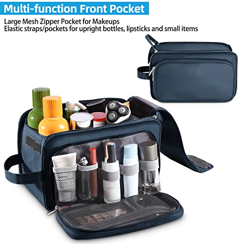 Extra Large Toiletry Bag for Men and Women, Buruis PU Leather Travel Toiletry...
