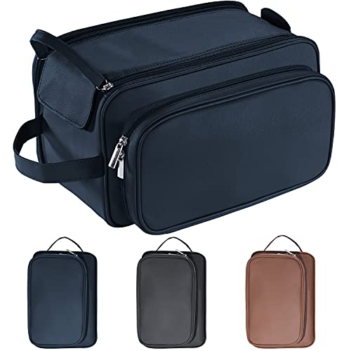 Extra Large Toiletry Bag for Men and Women, Buruis PU Leather Travel Toiletry...