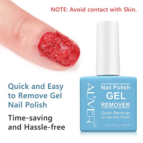 (3 PACK) Nail Polish Remover, Professional Remove Gel Nail Polish Within 3-6 ...