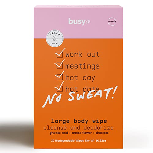 Refresh Line Body Wipes for Women - Cleansing Body Wash Wipes, Armpit Wipes &...