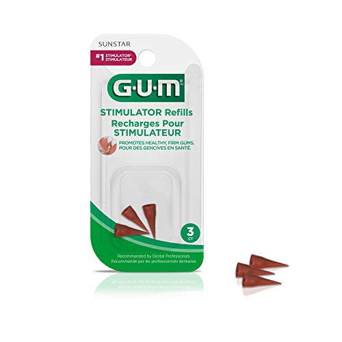 GUM Stimulator Refills [601] 3 Each (Pack of 4)