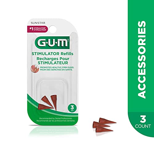 GUM Stimulator Refills [601] 3 Each (Pack of 4)