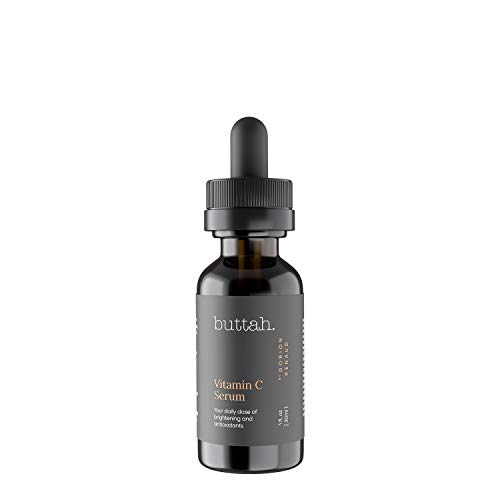 Buttah Skin Vitamin C Serum 1 FL oz e 30mL - For Face - Vitamin E - Ferulic A...