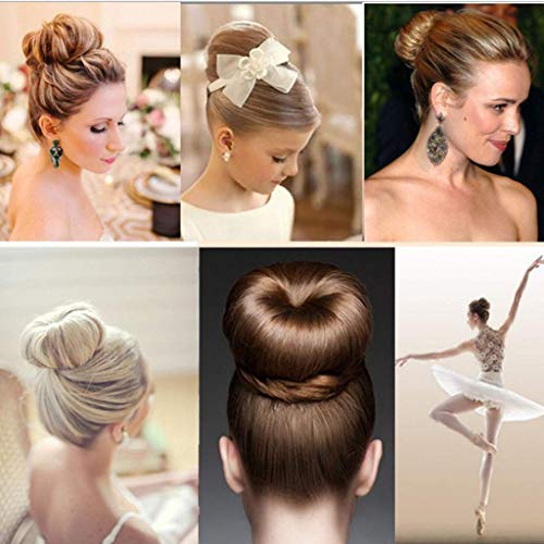 2 Pieces Donut Hair Hair Band Accessorys Hair Easy Fast Snap Roll Tool Fashio...