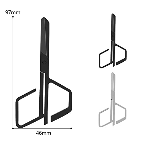 BUWEN Eyebrow Trimmer Scissors, Stainless Steel Nail Cuticle Nipper, Durable ...