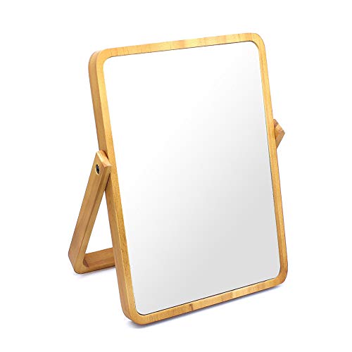 Buwico Rectangle Standing Vanity Makeup Mirror Cosmetic Mirror Table Mirror w...