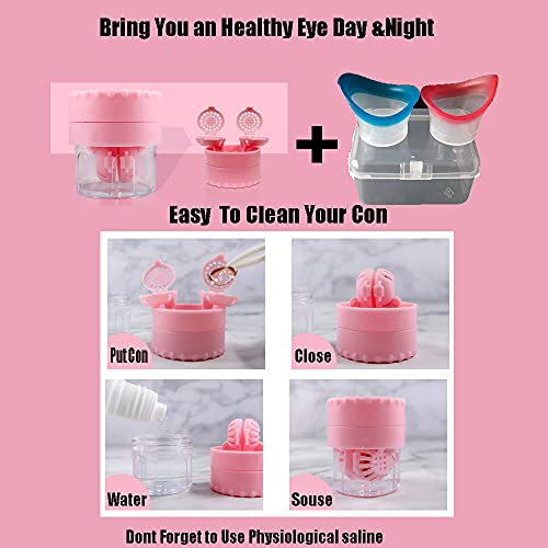Eye Wash Cup，Eye Wash Bath Kit – 2pcs Silicone Eye Cup for Effective Eye Cle...