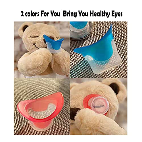 Eye Wash Cup，Eye Wash Bath Kit – 2pcs Silicone Eye Cup for Effective Eye Cle...