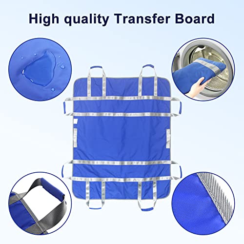 BUYHAO 50" x 40" Positioning Washable Bed Pad with 8 Handles, Draw Sheets for...