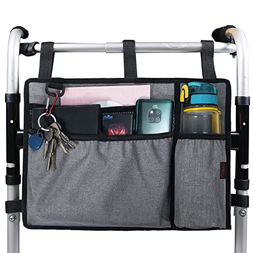 BVMAG Walker Bag Pouch Basket with Cup Holder Armrest Attachments Hand Free S...