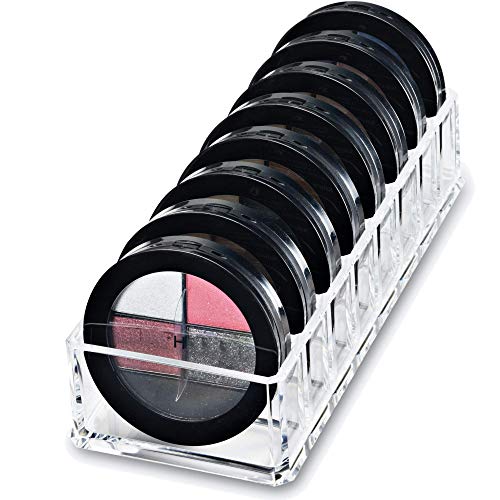 byAlegory Acrylic Lipstick & Acrylic Compact Makeup Organizer Set For Bronzer...