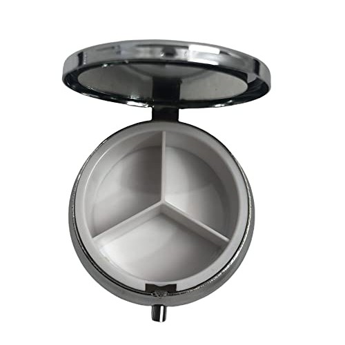 Rae Dunn Black LL 1X and 10X Magnifying Compact Mirror and Three Compartment ...