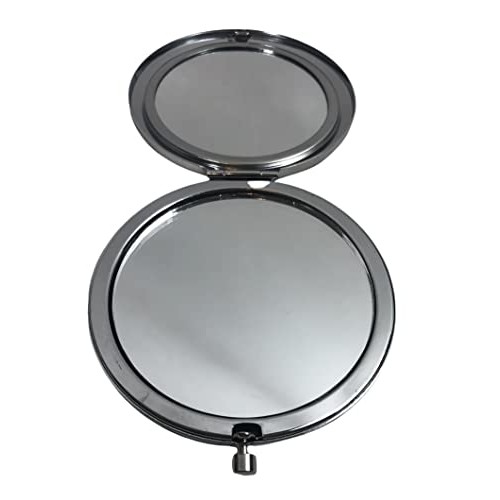 Rae Dunn Black LL 1X and 10X Magnifying Compact Mirror and Three Compartment ...