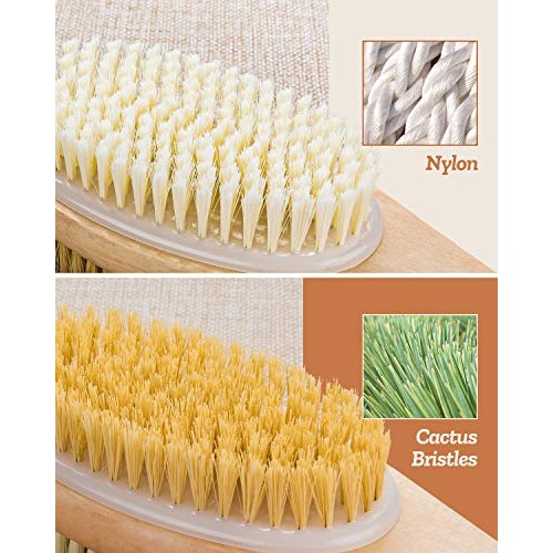 Shower Brush, Bymore Dry Brushing for Body Cellulite and Lymphatic, Dry Skin ...