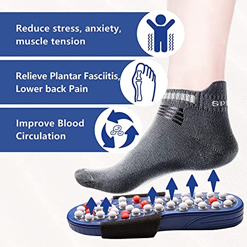 BYRIVER Reflexology Foot Massager Tools, Acupuncture Massage Slippers Shoes S...