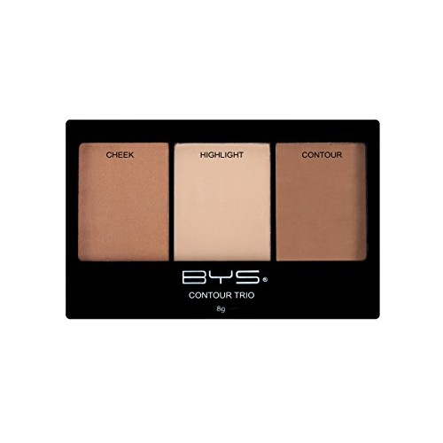 BYS Contour Trio - Lift, Contour, and Highlight Palette, 3-Color Shade Compac...