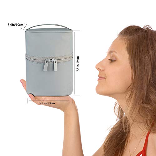 Makeup Bag Travel Cosmetic Bag Small Makeup Brush Holder Organizer Cute Porta...