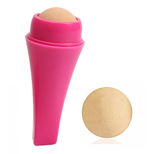 Oil-Absorbing Volcanic Face Roller, Reusable Facial Skincare Tool Oil Control...