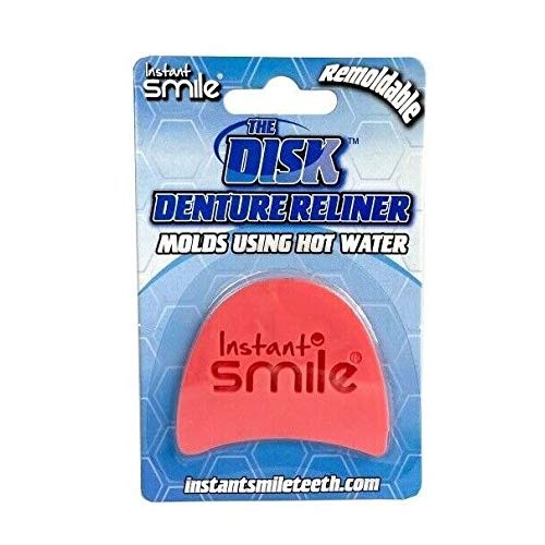 Complete Denture Repair Kit and Reliner Disk with Denture Cream Re-Liner reline