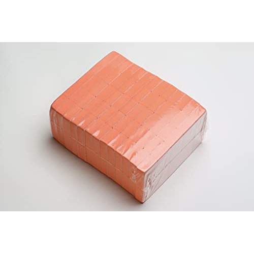 Bzbuy Nail Mini Orange Buffer Block File 100/180 Grit 2 Sided (130 Count)
