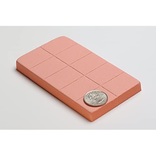 Bzbuy Nail Mini Orange Buffer Block File 100/180 Grit 2 Sided (130 Count)