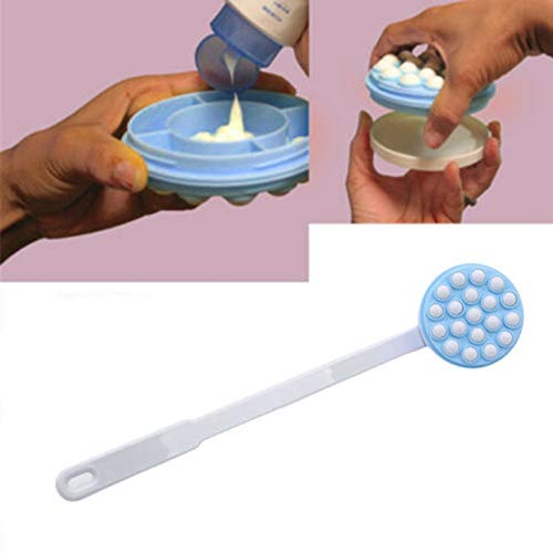 Bzocio Lotion Applicator Back Leg Bath Massage Tool with Long Handle