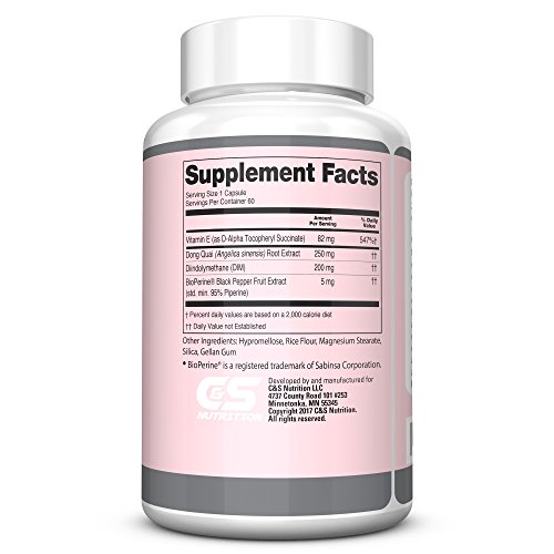 Women's Hormone Support Formula – Extra Strength DIM 200mg with BioPerine, Do...