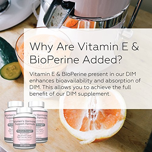 Women's Hormone Support Formula – Extra Strength DIM 200mg with BioPerine, Do...