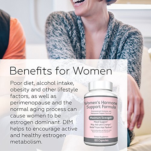 Women's Hormone Support Formula – Extra Strength DIM 200mg with BioPerine, Do...