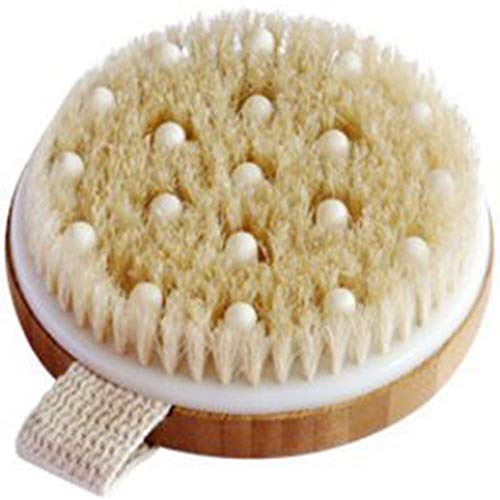 CSM Body Brush For Beautiful Skin - Solid Wood Frame & Boar Hair Exfoliating ...