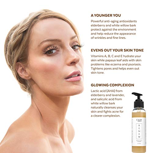 CSM Organic Face Wash for Gently Exfoliating and Clarifying Acne Prone and Dr...