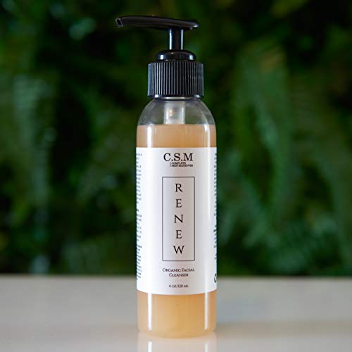 CSM Organic Face Wash for Gently Exfoliating and Clarifying Acne Prone and Dr...