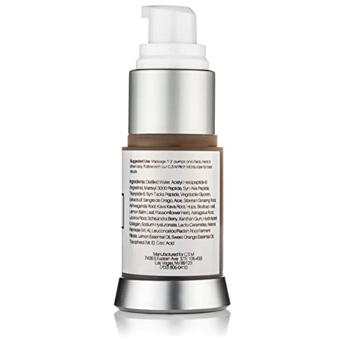CSM Reverse Organic Eye Serum - Hyaluronic Acid & Collagen Anti-Aging Formula...