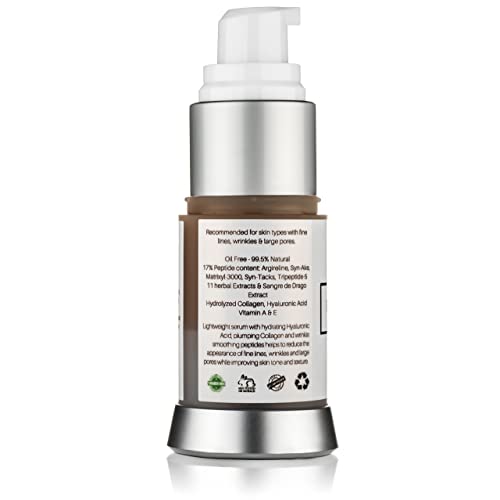 CSM Reverse Organic Eye Serum - Hyaluronic Acid & Collagen Anti-Aging Formula...