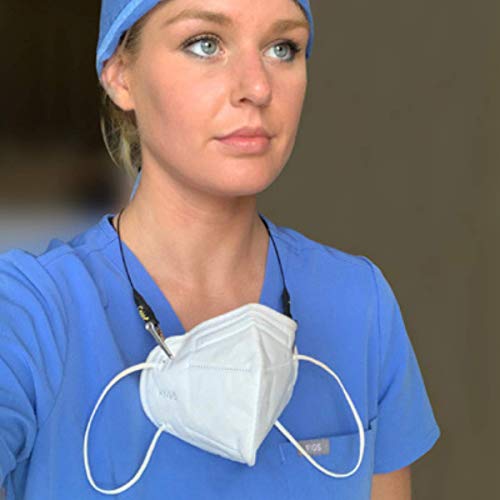 Cablz Mask Retainer Lanyard | Adjustable Mask Retainer | Fits All Masks (Black)