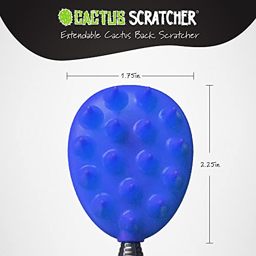 Extendable Cactus Back Scratcher, ABS Plastic, Relieves Itching on Back, Neck...