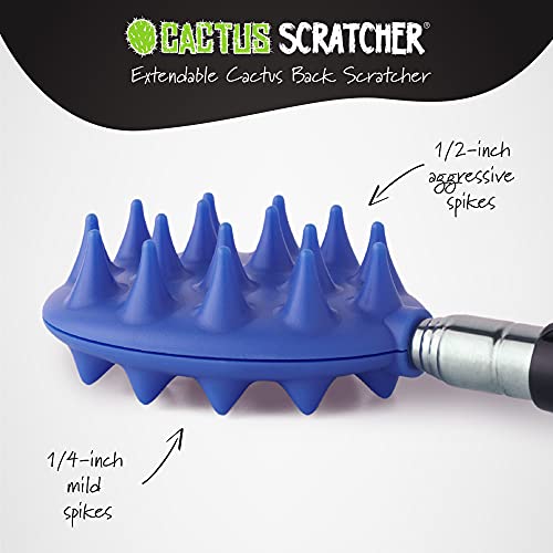 Extendable Cactus Back Scratcher, ABS Plastic, Relieves Itching on Back, Neck...