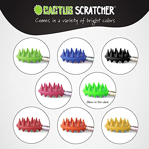 Extendable Cactus Back Scratcher, ABS Plastic, Relieves Itching on Back, Neck...