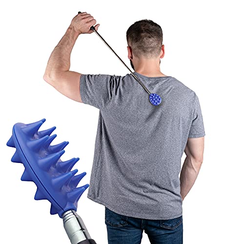 Extendable Cactus Back Scratcher, ABS Plastic, Relieves Itching on Back, Neck...