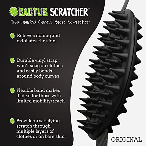 Original Cactus Back Scratcher | 2 Sides: Aggressive and Moderate | Perfect T...