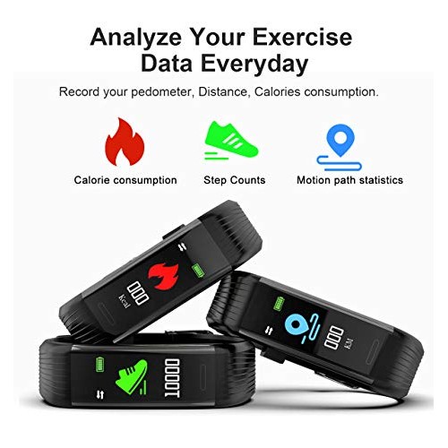 CADIC Fitness Tracker for Women and Men with Heart Rate Sleep Monitor Step Ca...