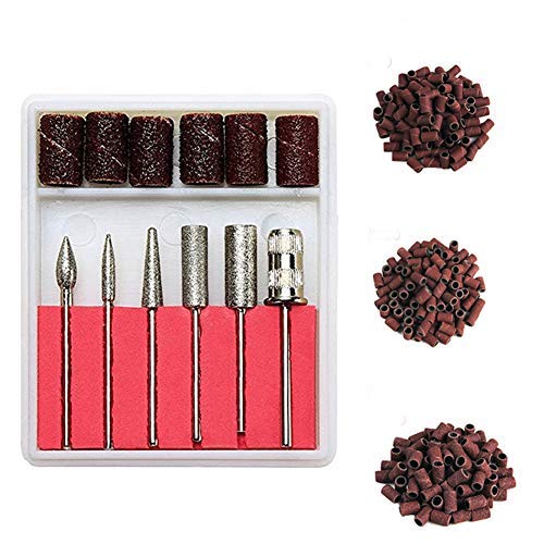 Cadrim Nail Art Drill Bits and Sanding Bands Sets, Electric Nail Drill Machin...