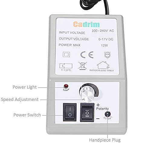 Electric Nail Drill Cadrim Nail Drill Machine Nail File Drill Set Kit for Acr...