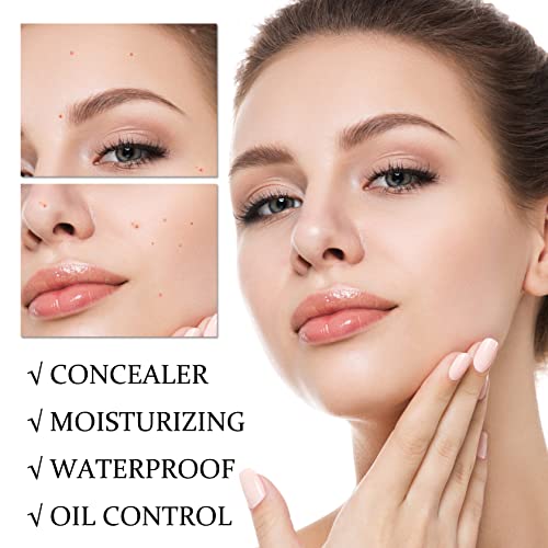 Mushroom Head Air Cushion CC Cream,CAHIUYOA BB Cream Foundation Face Makeup,F...